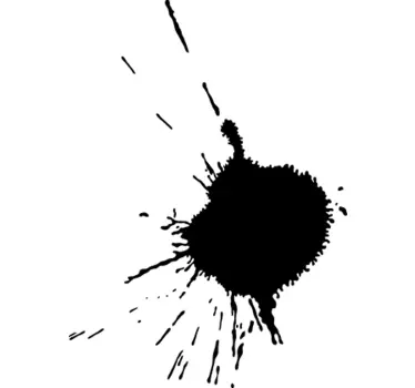 Ink Stain Sticker - TenStickers
