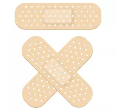 Plasters Decorative Decal - TenStickers