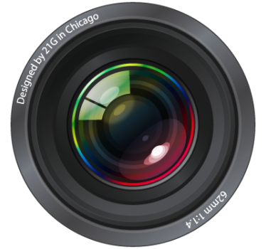 Camera lens sticker - TenStickers