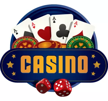 Casino Mural Wall Sticker - TenStickers