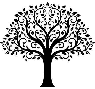 Moroccan tree design bedroom sticker - TenStickers
