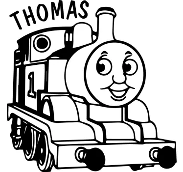 Wall stickers for kid happy train character - TenStickers