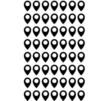 Place I Have Been To Icon Stickers - TenStickers