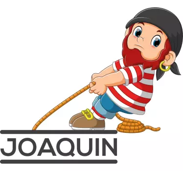 Wall stickers for kid cute pirate design - TenStickers