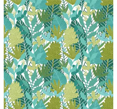 Tropical boho leaves design decals for furniture - TenStickers