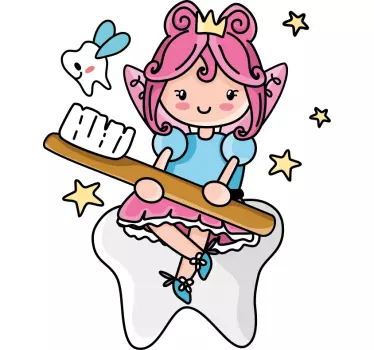 Wall stickers for kid tooth fairy character - TenStickers