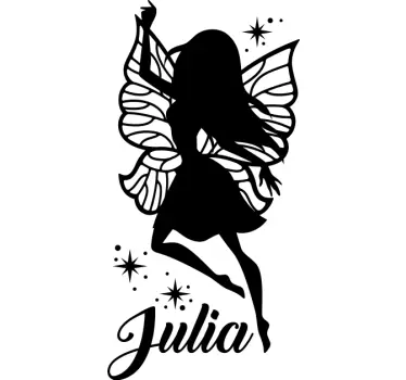 Fantasy decal fairy with sparkles - TenStickers