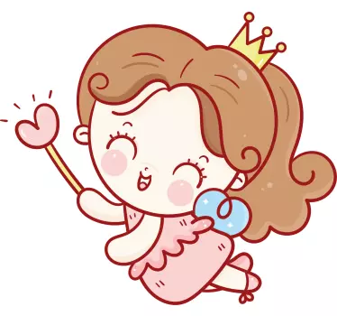 Wall stickers for kid charming fairy child - TenStickers