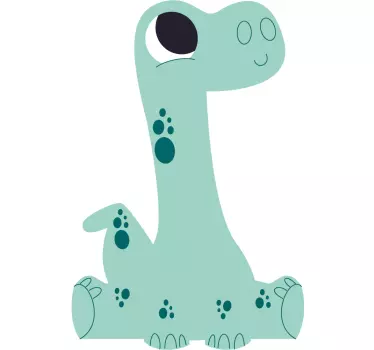 Wall stickers for kid cheerful moving dinosaur - TenStickers
