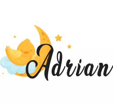 Wall stickers for kid cute moon design - TenStickers