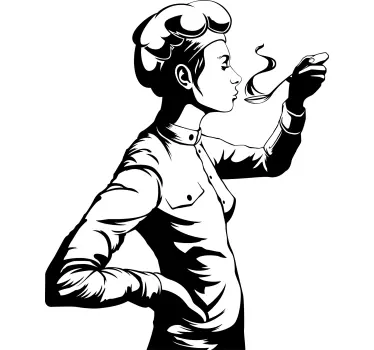 Chef tasting the food wallpaper decal - TenStickers