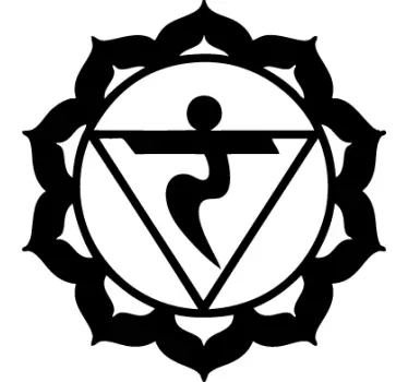 Manipura Chakra Decorative Sticker - TenStickers