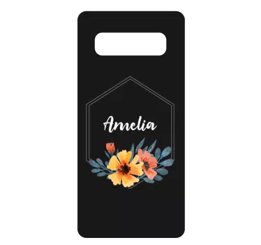 Samsung stickers floral customization - TenStickers
