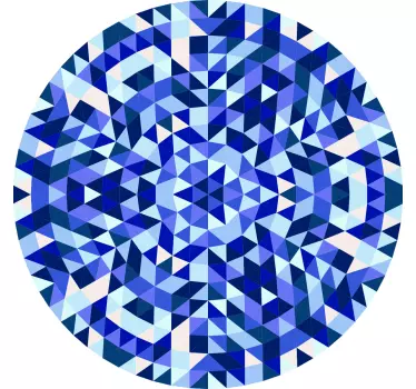 Kaleidoscope mandala wallpaper decal - TenStickers