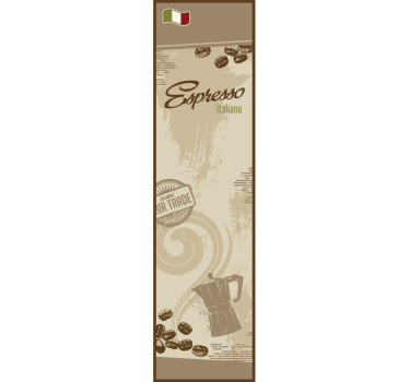 Italian Coffee Fridge Sticker - TenStickers