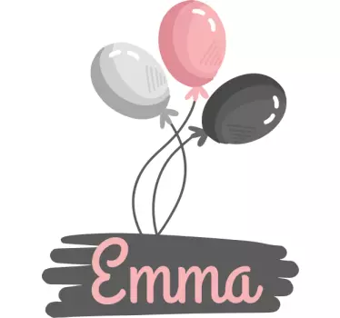 Wall stickers for kid with playful balloon design - TenStickers