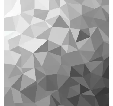 Different shades of grey abstract art vinyl print wall sticker - TenStickers