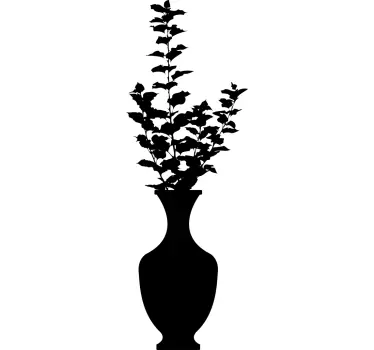Classic Vase Wall Decal - TenStickers