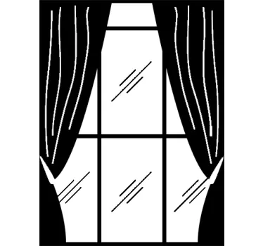 Window Theme Wall Sticker - TenStickers