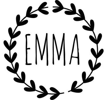 Personalised Room Kids Sticker - TenStickers