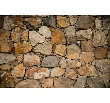 Warm colored stones effect decals for furniture - TenStickers