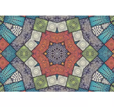Colorful tile like square decoration decals for furniture - TenStickers