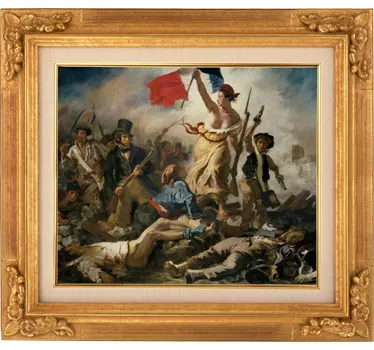 Delacroix Freedom Sticker - TenStickers