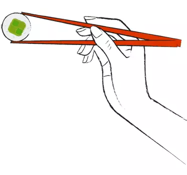 Sushi Time Wall Sticker - TenStickers