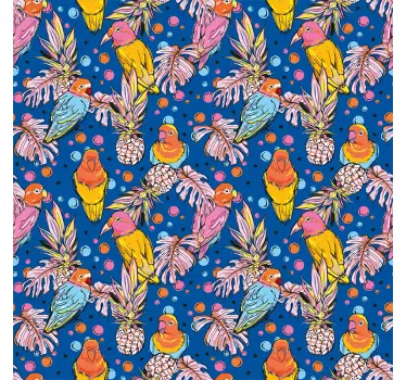 Colorful plumage decals for furniture - TenStickers