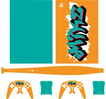 Vibrant Action Series PS5 skin - TenStickers