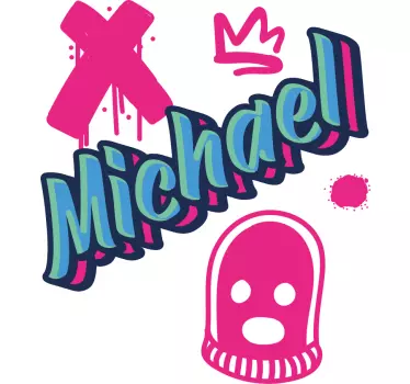 Custom graffiti street art teenage wall decals - TenStickers