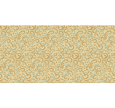 Hand drawn vintage floral pattern decals for furniture - TenStickers