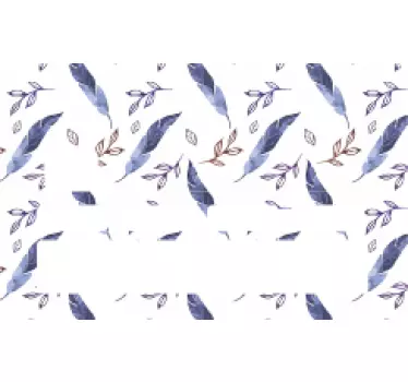 Credit card sticker feather design - TenStickers