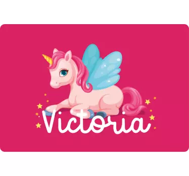 Laptop skin cute unicorn design - TenStickers