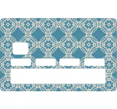 Credit card sticker with stylish patterns - TenStickers