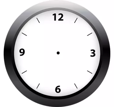 Kitchen Clock Sticker - TenStickers