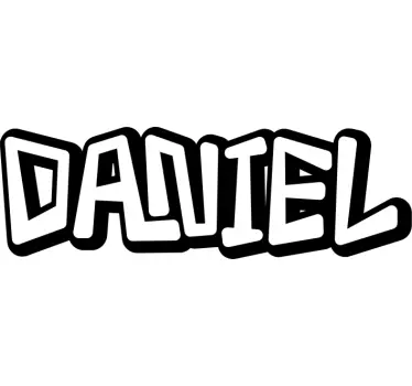 Text sticker custom name display - TenStickers