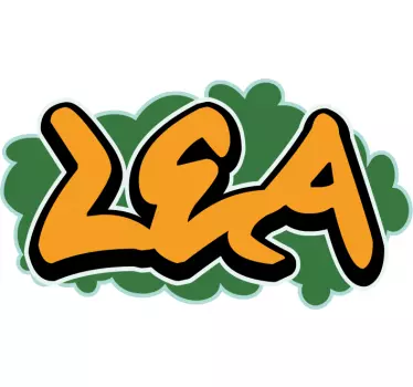 Customizable Name Art Location sticker - TenStickers
