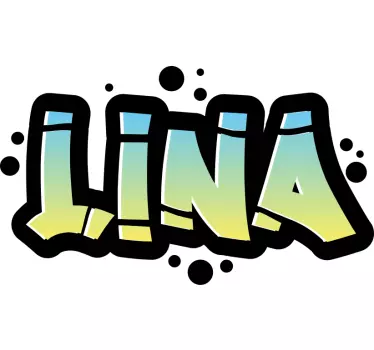 Personalized name generation quote sticker - TenStickers
