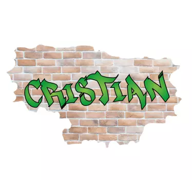 Location sticker customized city mural - TenStickers