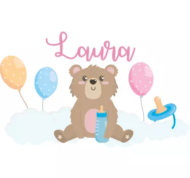 Cute Teddy Bear wall stickers for kid - TenStickers