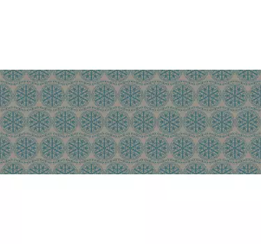 Unique blue and grey pattern decals for furniture - TenStickers