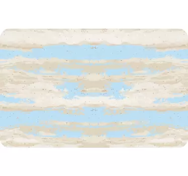 Credit card sticker abstract beach design - TenStickers
