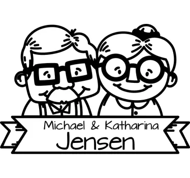 Object sticker custom character mailbox - TenStickers