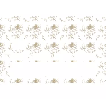 Rose Pattern Design credit card sticker - TenStickers