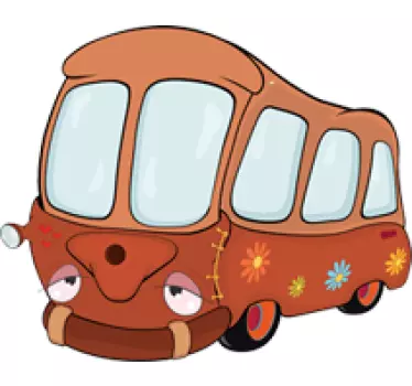 School Bus Sticker - TenStickers
