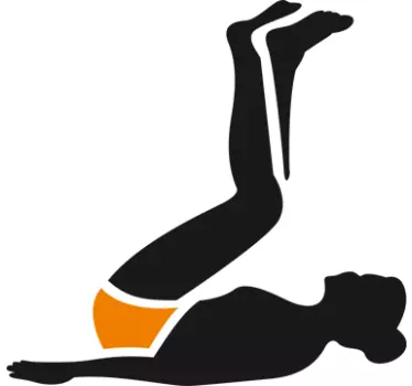Abdominal Exercise Wall Sticker - TenStickers