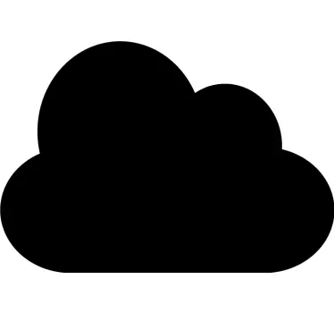 White Clouds Kids Sticker - TenStickers
