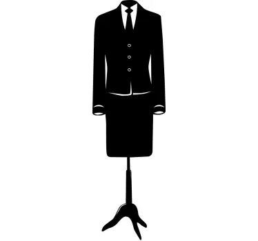 Women's Suit Jacket Sticker - TenStickers