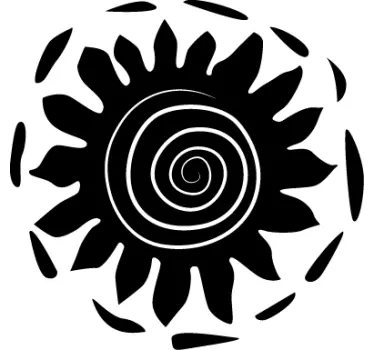 African Shield Decal - TenStickers